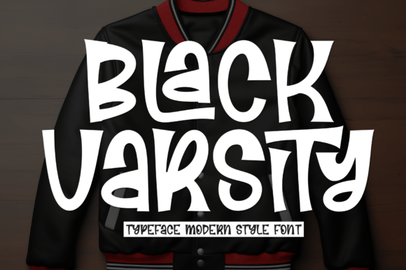 Black Varsity: A Bold Typeface for Athletic and Energetic Designs