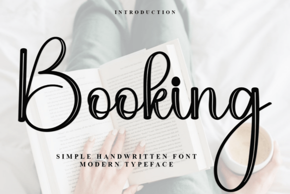 Booking: A Soft, Eye-Catching Font for Creative Projects