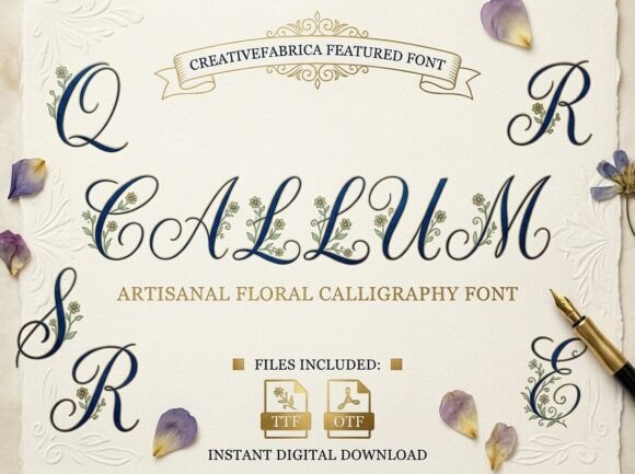 Callum: A Bold Decorative Font for High-Impact Design