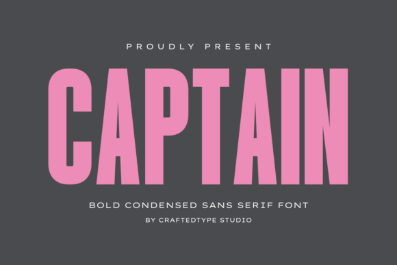 Captain: Command Attention with Bold Typography