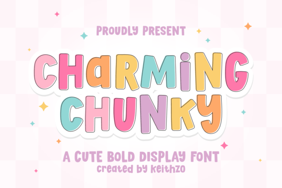 Charming Chunky: Bold & Playful Display Font
