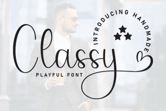 Classy: A Dynamic Display Font for Creative Charm