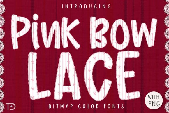Create Shabby Chic Designs with Pink Bow Lace