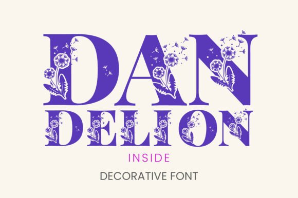 Dandelion Inside: A Serif Font with Botanical Charm