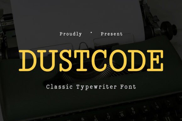 Dustcode: The Modern Retro Vintage Display Font