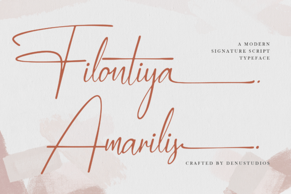 Filontiya Amarilis: The Modern Signature Font