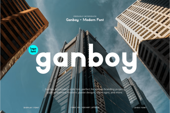 Ganboy: A Bold and Authentic Display Typeface