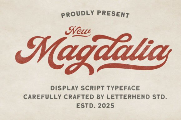 Magdalia: A Vintage Display Script Font