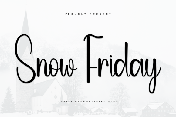Snow Friday: A Handwritten Font for Relaxed Elegance
